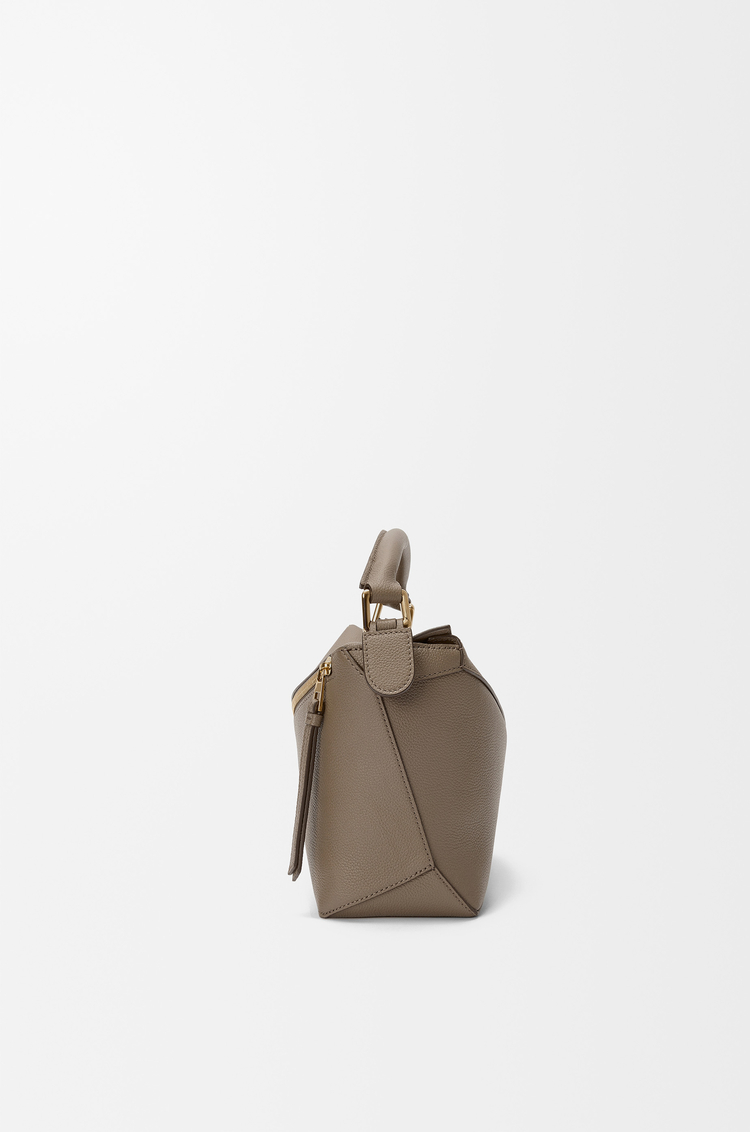 LOEWE Small Puzzle Edge bag in soft grained calfskin Taupe