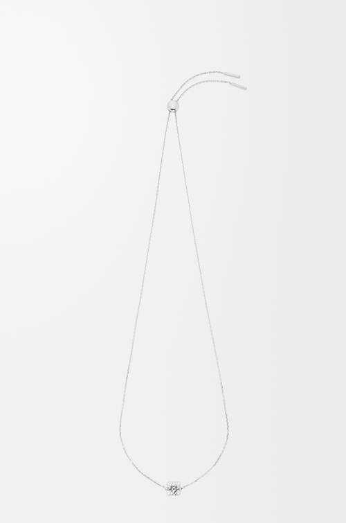 LOEWE Anagram Bombé necklace in sterling silver Silver