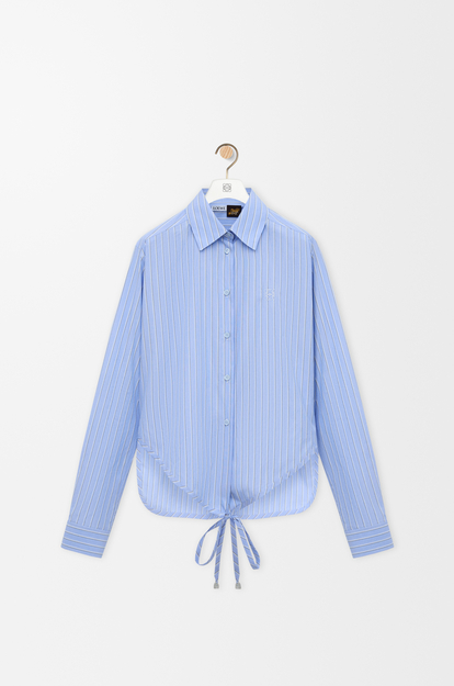 LOEWE Shirt in cotton Blue/Multicolor