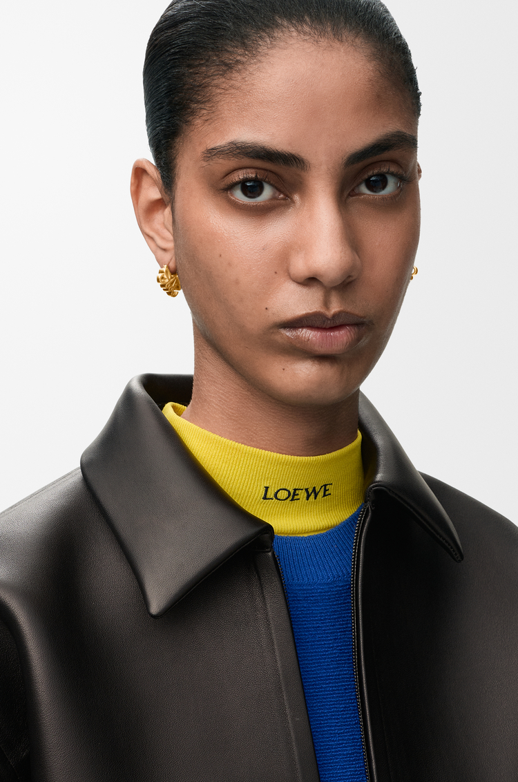 LOEWE Orecchini a cerchio Anagram Bombé Oro