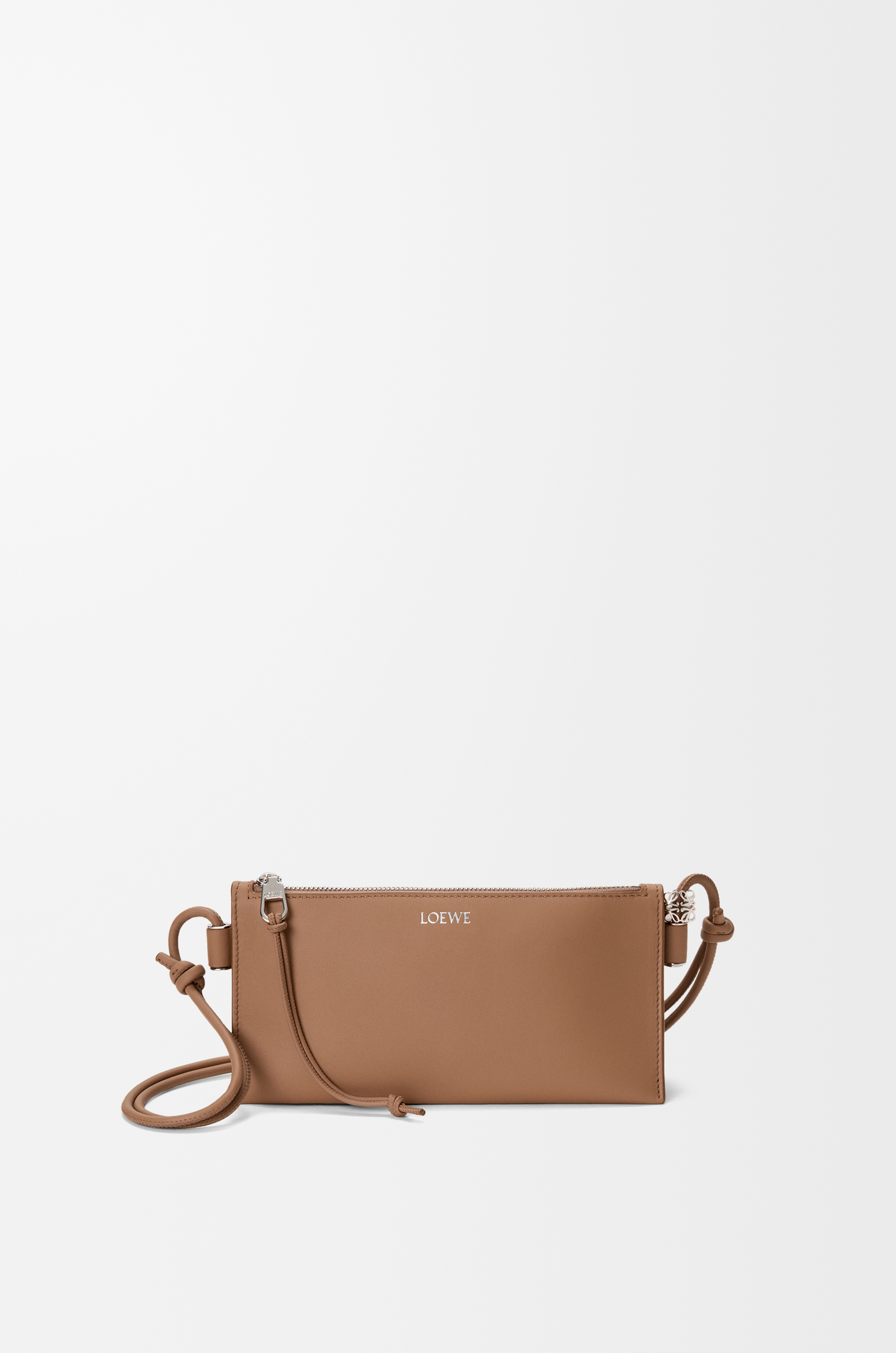LOEWE Joya pouch in nappa calfskin Mocha