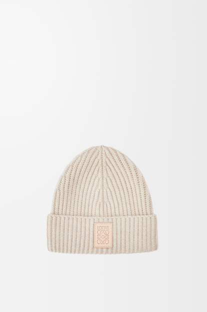 LOEWE Beanie in cashmere Light Beige
