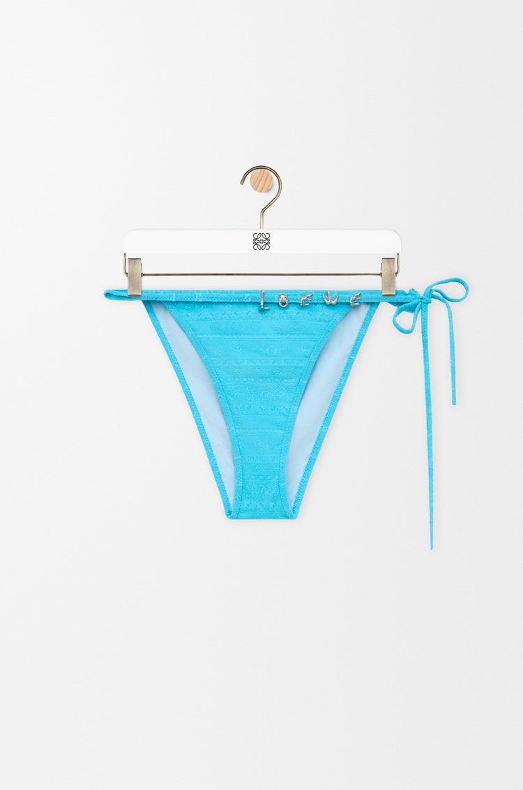 LOEWE Bas de bikini en jersey technique Turquoise