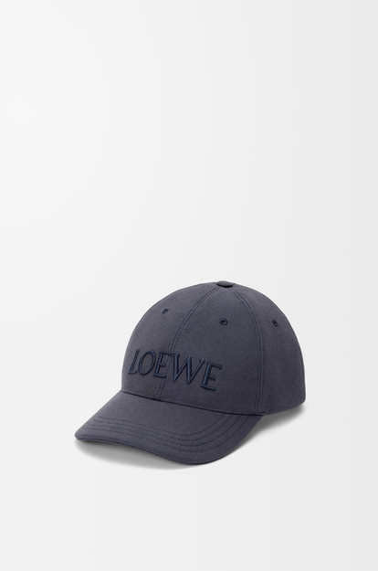 LOEWE LOEWE cap in canvas Navy Blue