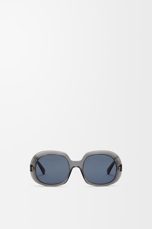 LOEWE Occhiali da sole squadrati Anagram Steps mini Transparent Asphalt