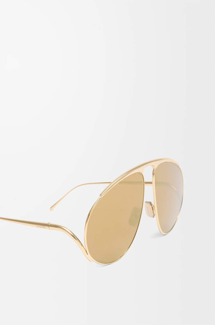 LOEWE Hillock 太陽眼鏡 金色