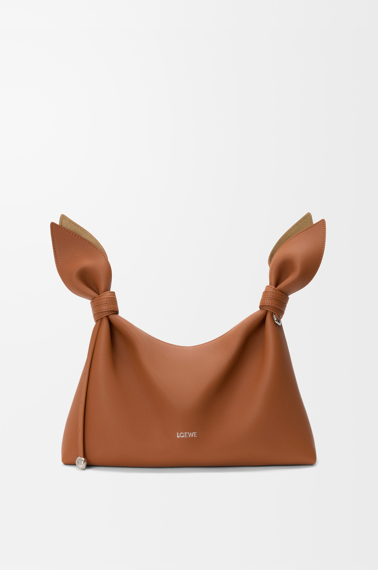 LOEWE Medium Scarf bag in smooth calfskin Squirrel