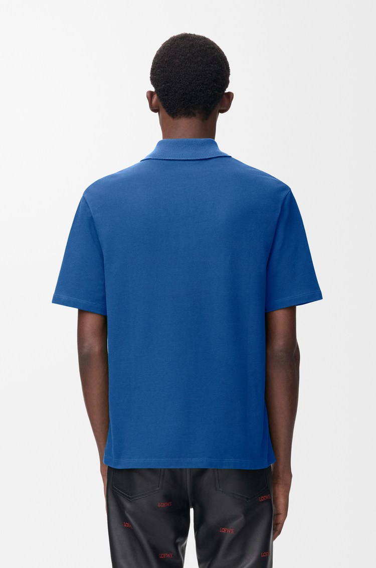 LOEWE Polo en algodón Azul