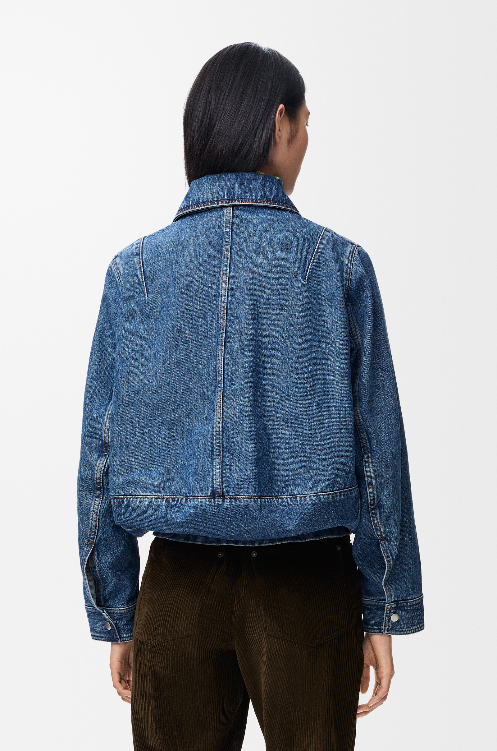 LOEWE Drawstring jacket in denim Blue