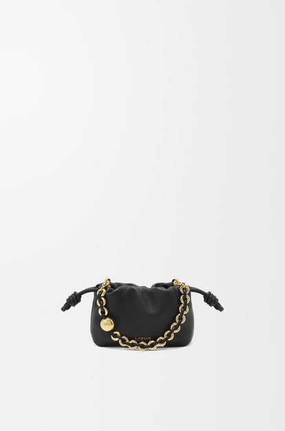 LOEWE Nano Flamenco purse in mellow nappa lambskin Black