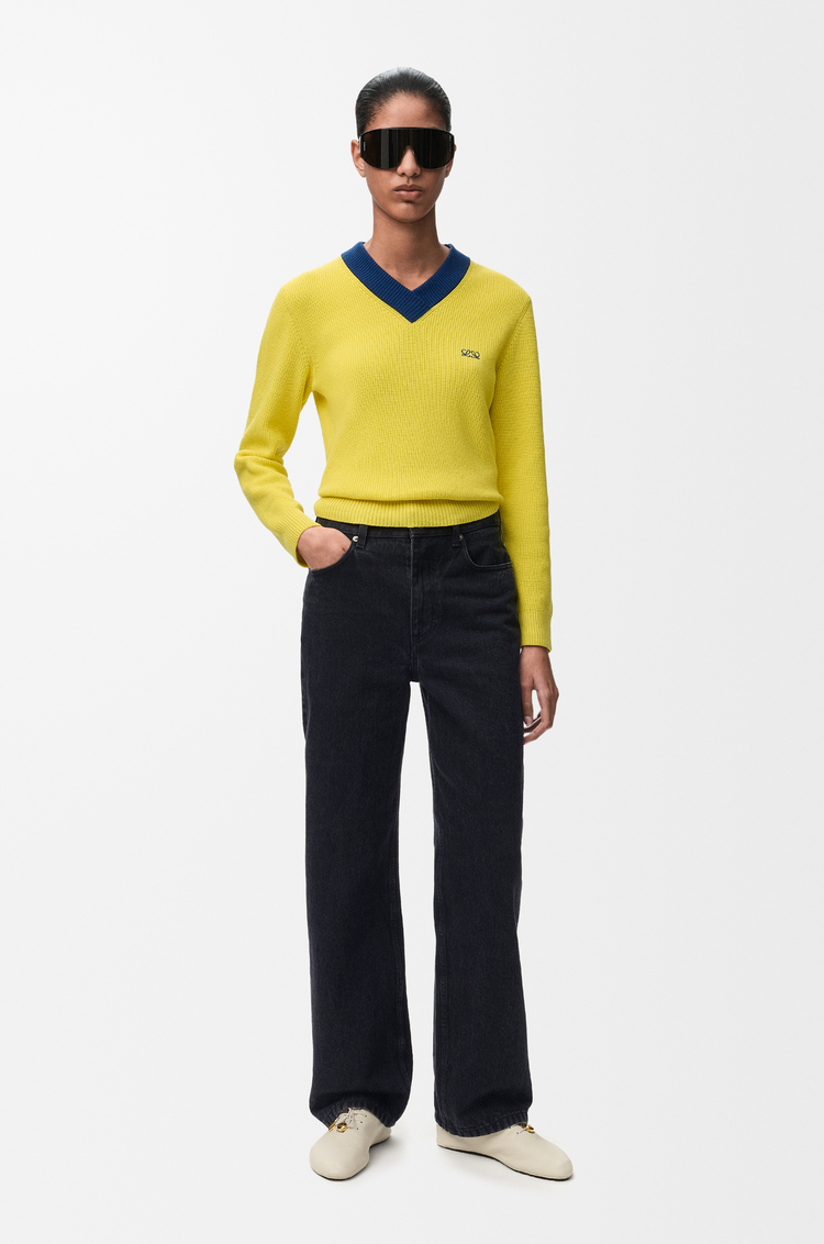 LOEWE Anagram jeans in denim Black
