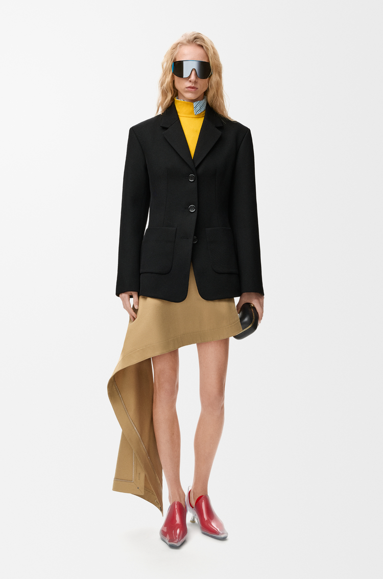 LOEWE Top sin mangas en mezcla de viscosa Amarillo