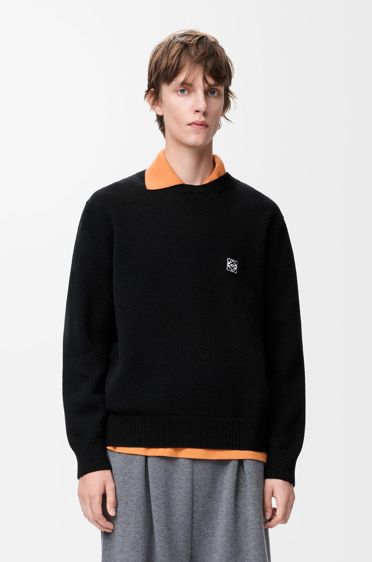 LOEWE Pull en laine Noir