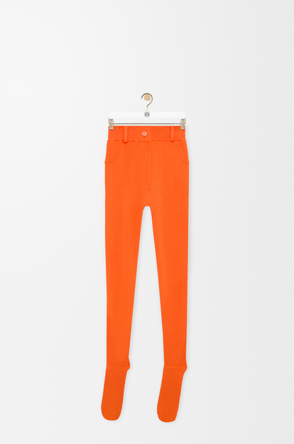 LOEWE Leggings in viscose blend Light Orange