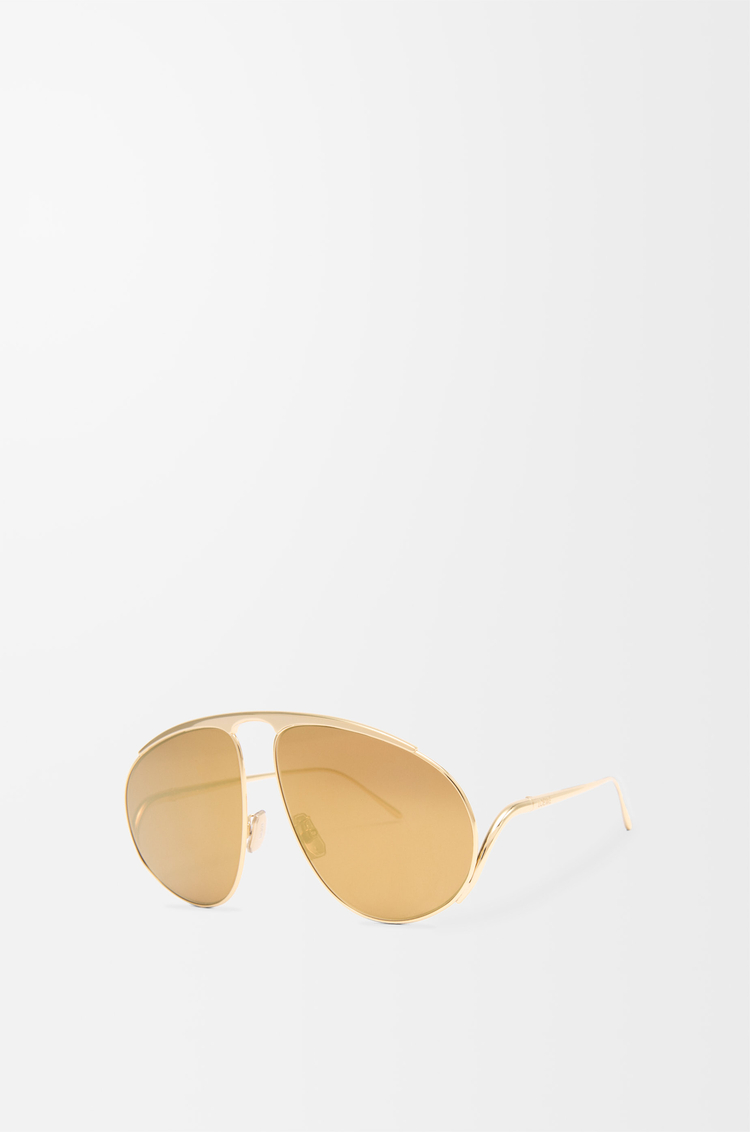 LOEWE Hillock 太陽眼鏡 金色