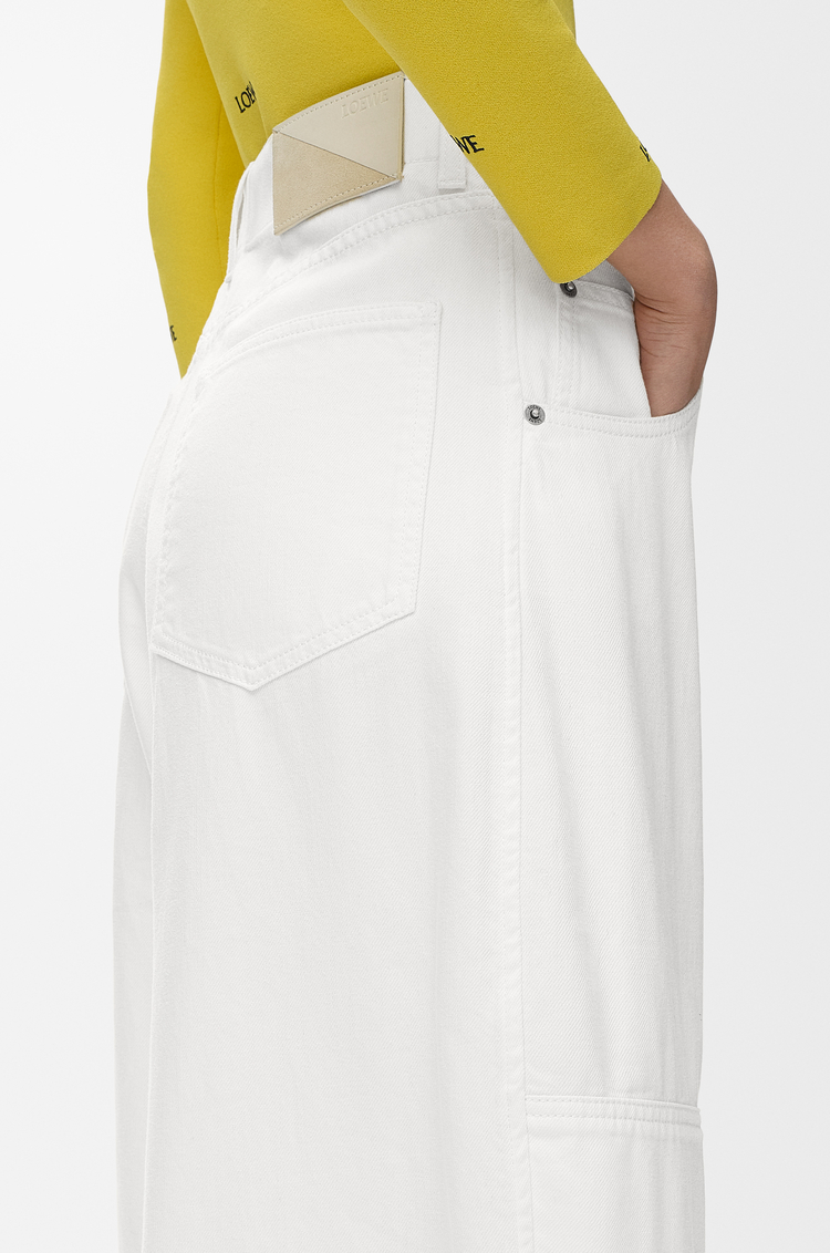 LOEWE Jeans in denim White