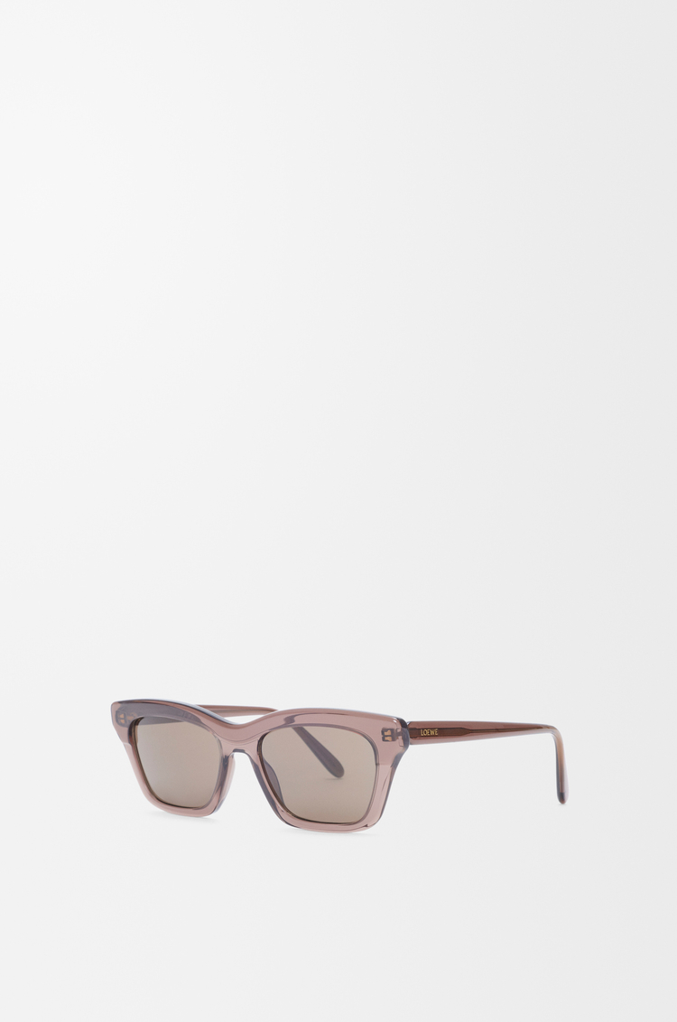 LOEWE Sigma Slim sunglasses Transparent Brown