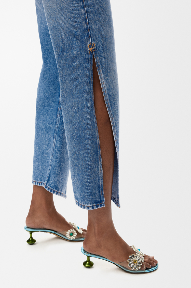 LOEWE Trousers in denim Medium Blue