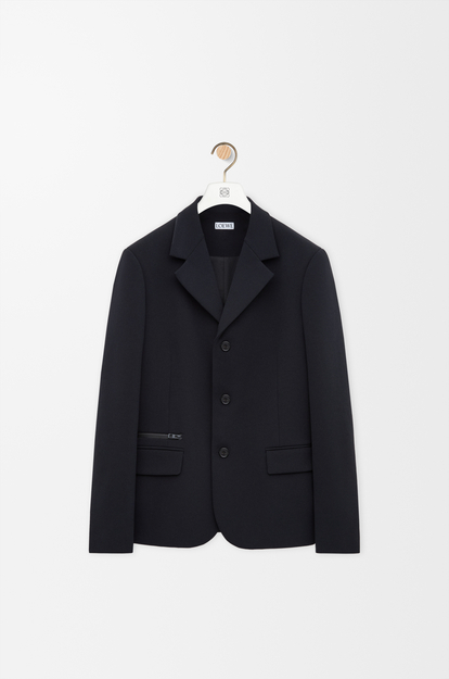 LOEWE Jacket in stretch wool blend Black