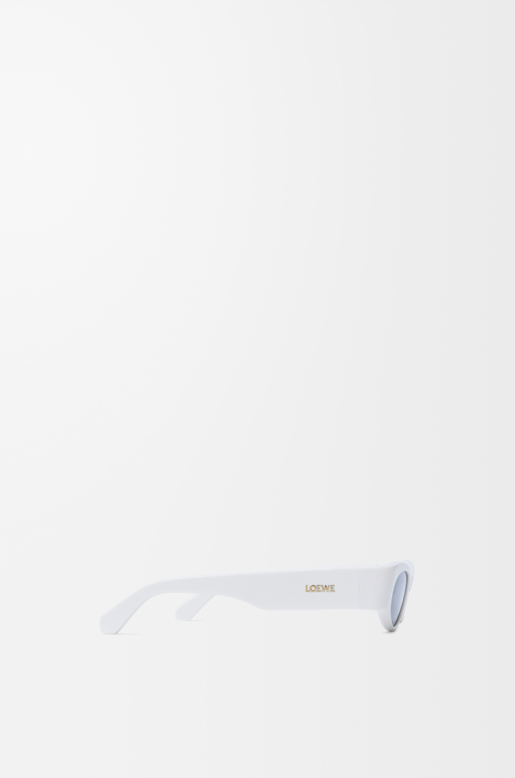 LOEWE Flash 纤薄猫眼造型太阳眼镜 白色