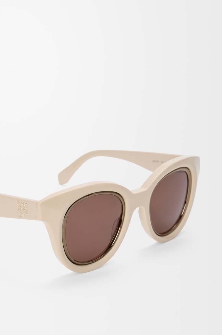 LOEWE Lunettes de soleil Mini Anagram Butterfly Crème