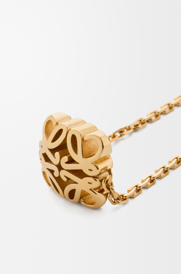 LOEWE Anagram Bombé necklace Gold