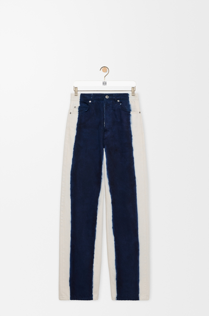 LOEWE Jeans in denim Off-white/Blue