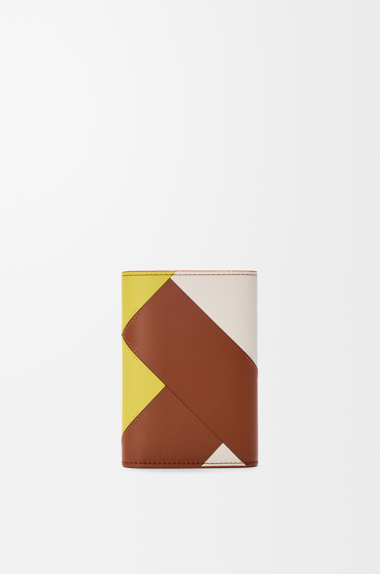 LOEWE Anagram small vertical wallet in calfskin Multicolor Squirrel
