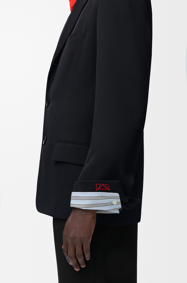 LOEWE Veste en laine Noir