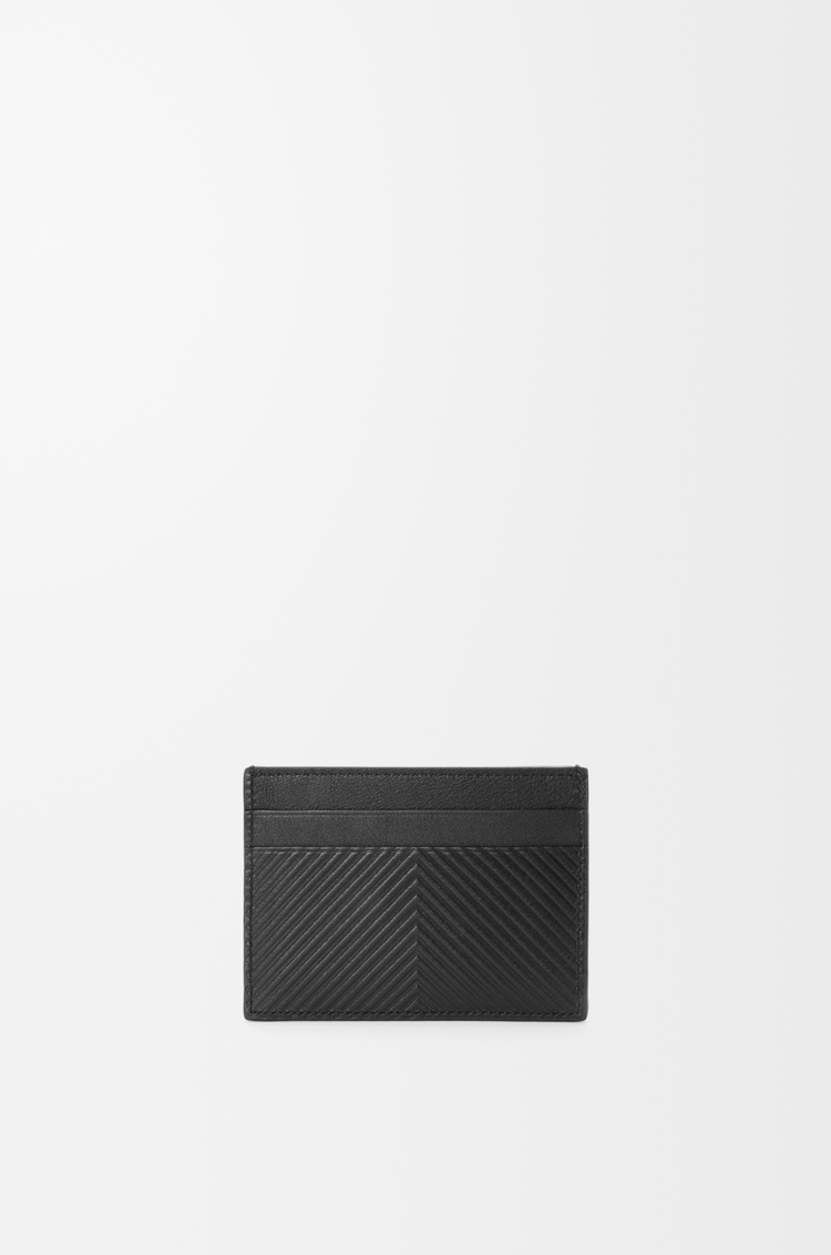 LOEWE Plain cardholder in textured classic calfskin Black