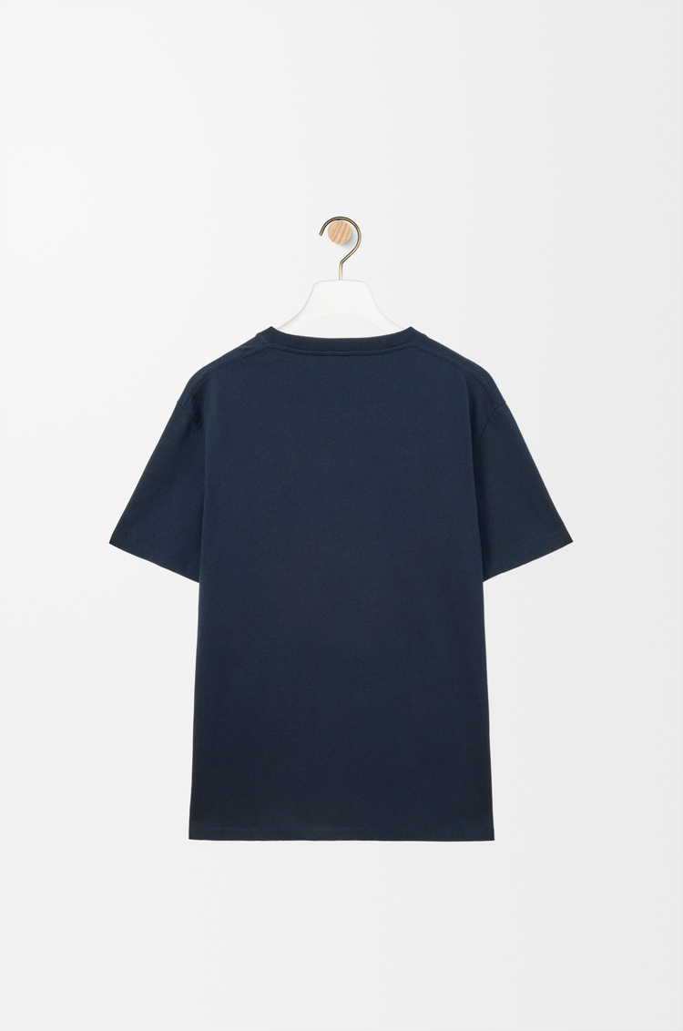 LOEWE Relaxed fit T-shirt in cotton Navy Blue