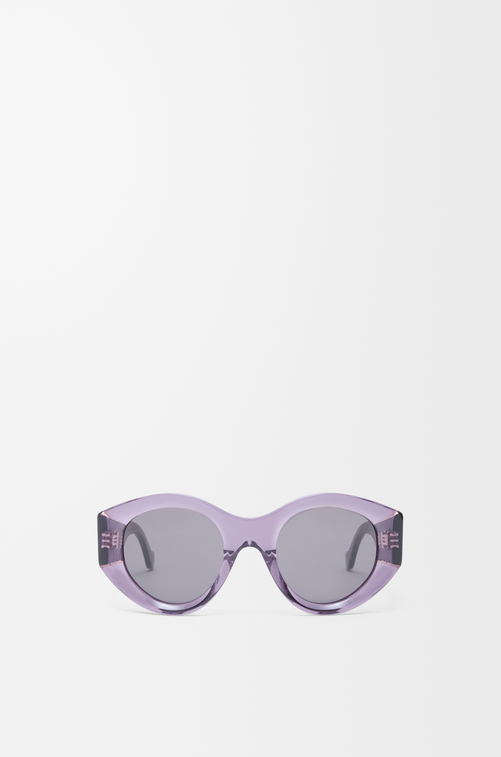 LOEWE Maxi Anagram Butterfly Sunglasses Transparent Purple