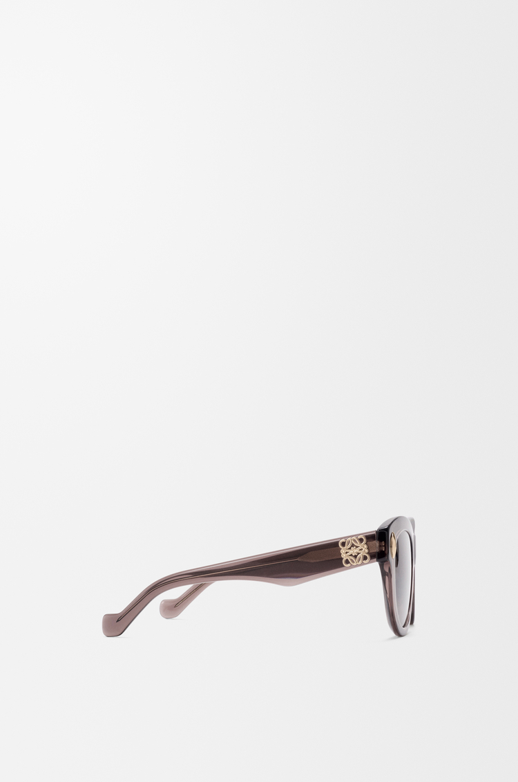 LOEWE 復古 Screen 太陽眼鏡 透明棕