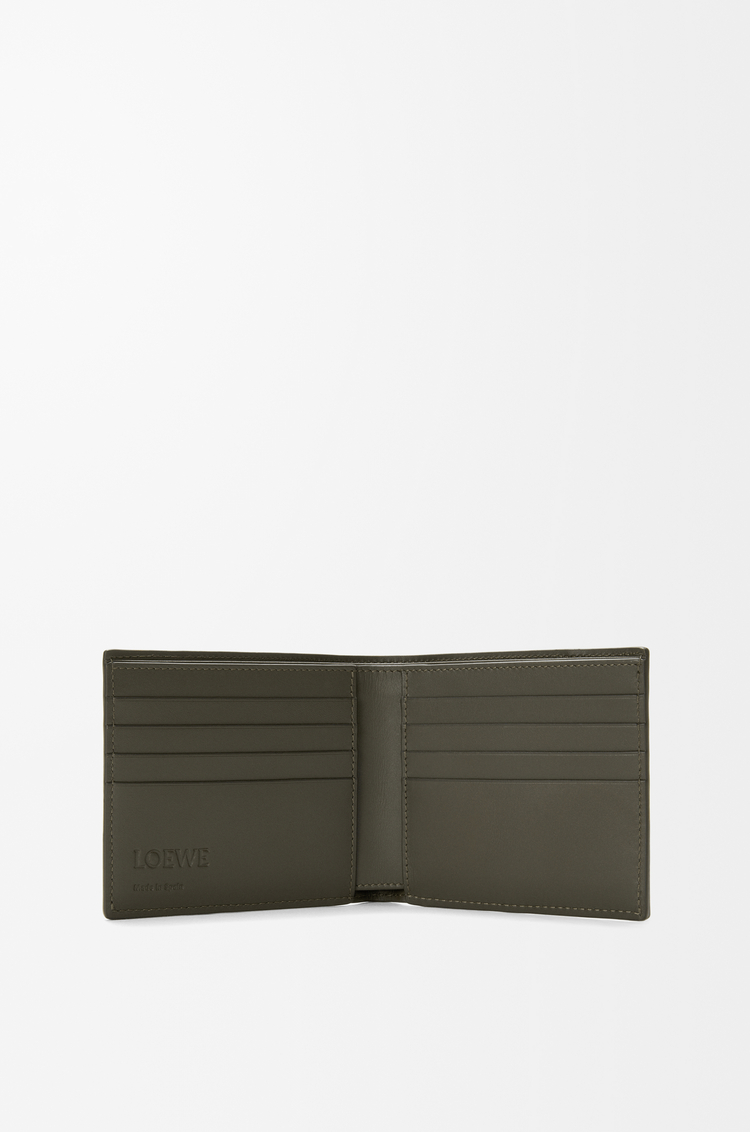 LOEWE パズル バイフォールド ウォレット（クラシックカーフ） ダークカーキグリーン