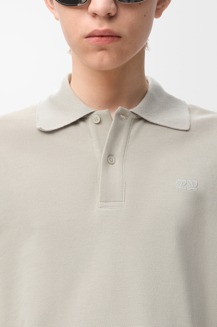 LOEWE Polo en algodón Gris