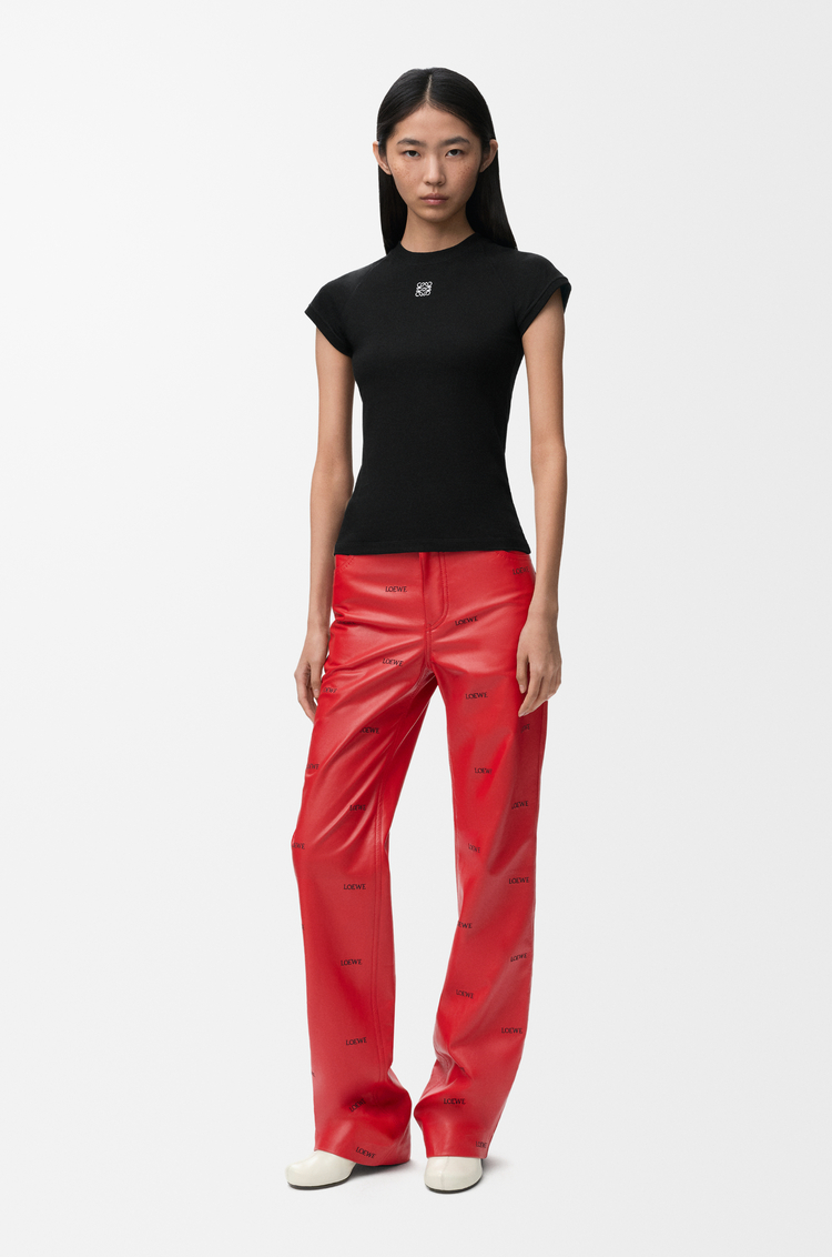 LOEWE Small fit T-shirt in cotton blend Black