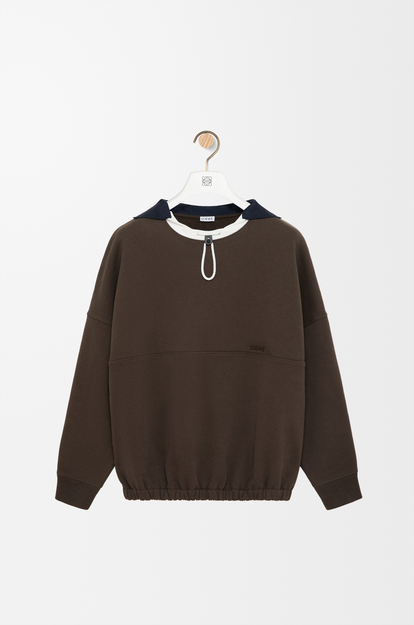 LOEWE Sweatshirt in cotton Brown