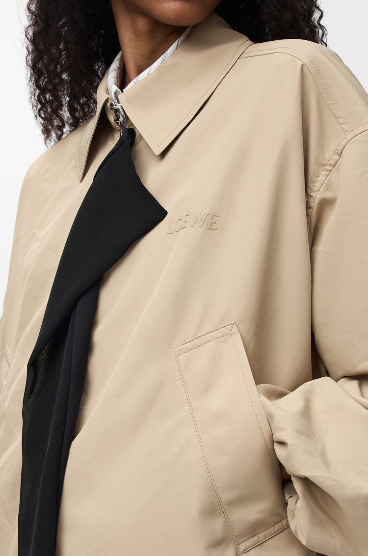 LOEWE Chaqueta en tejido técnico Beige Claro