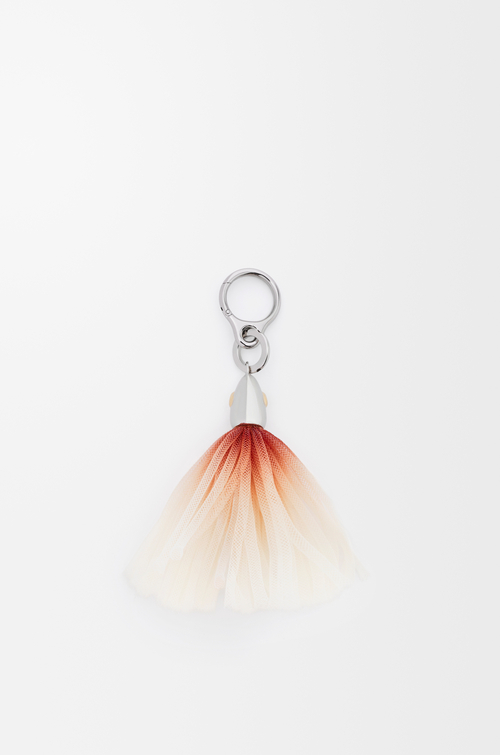 LOEWE Angelköder-Anhänger Silber/Orange