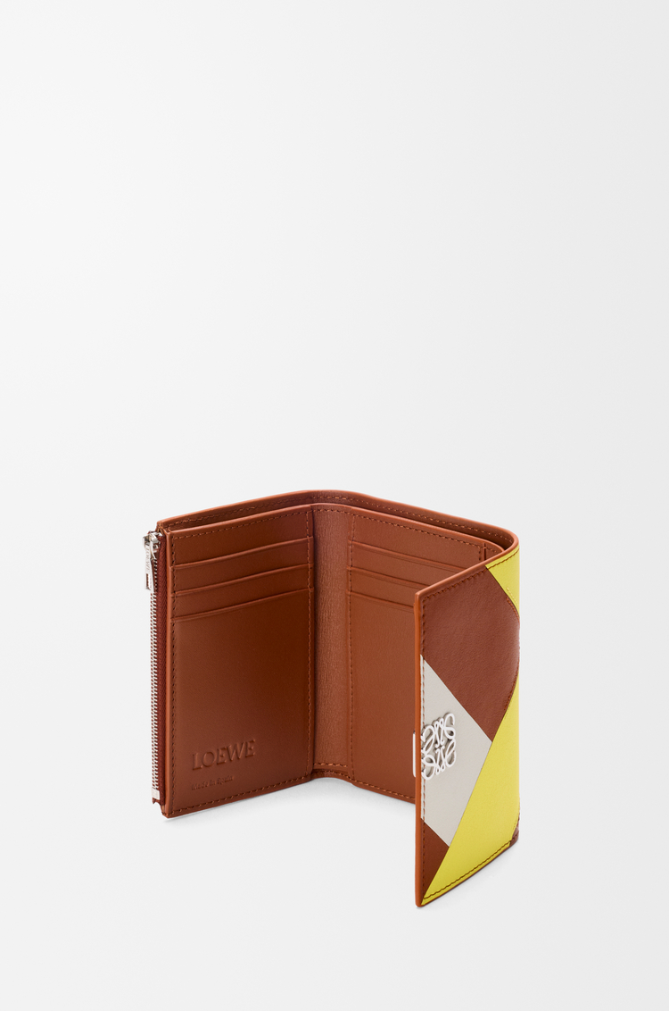 LOEWE Anagram small vertical wallet in calfskin Multicolor Squirrel