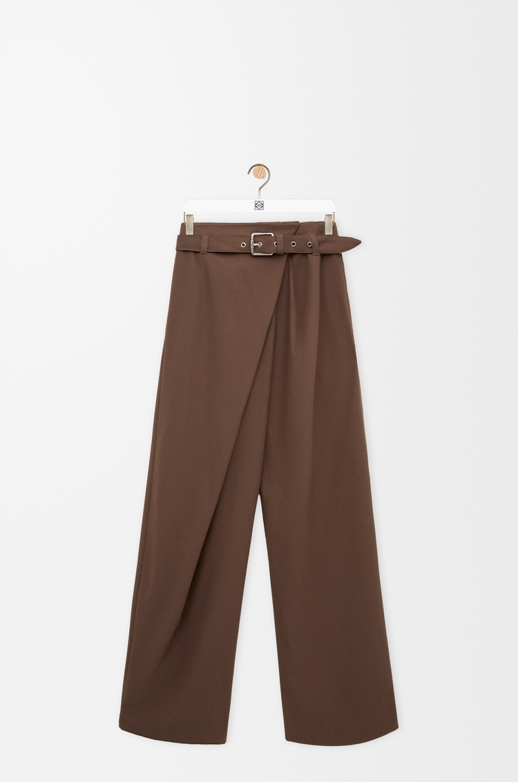 LOEWE Pantalon en coton Marron