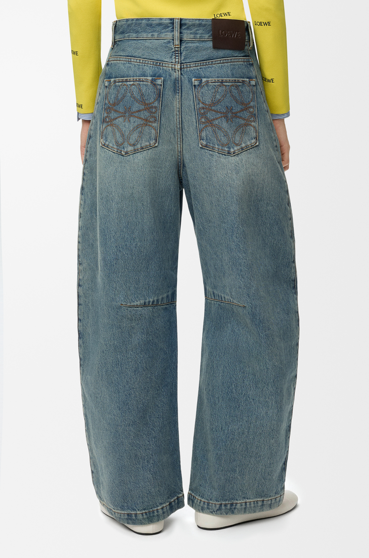 LOEWE Barrel Jeans aus Denim Gewaschener Denim