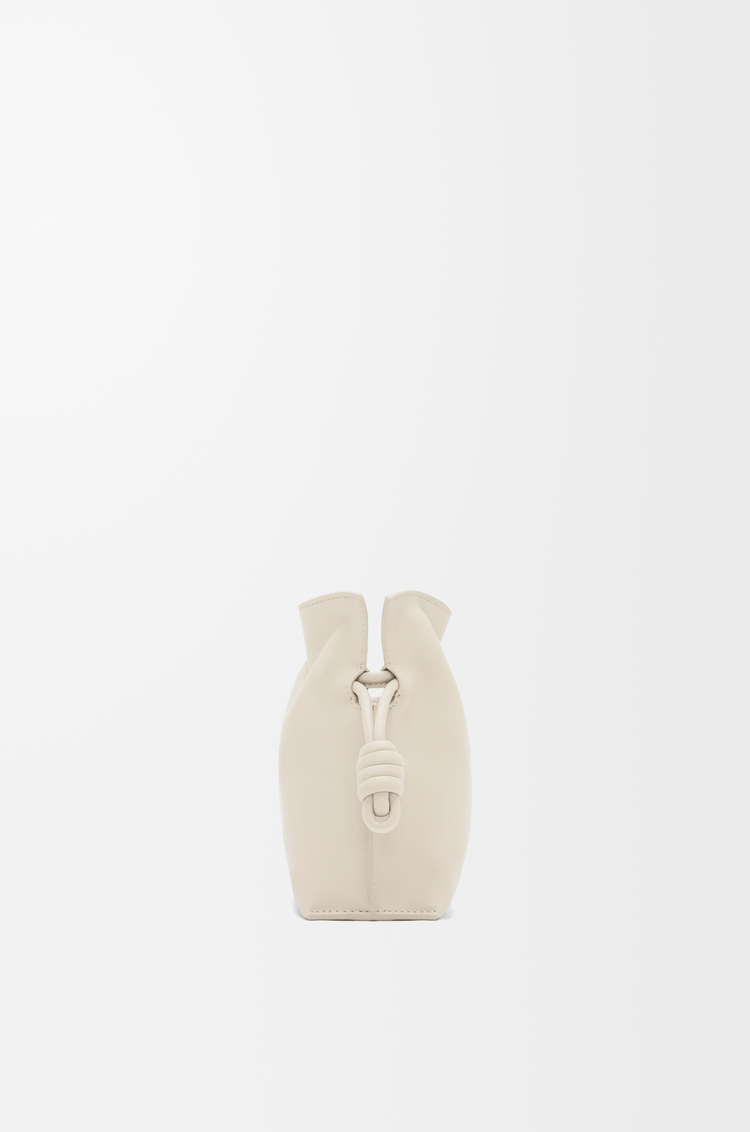 LOEWE Mini Flamenco clutch in nappa calfskin Sea Salt