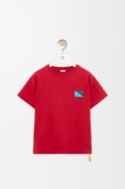 LOEWE T-shirt in cotton blend Red