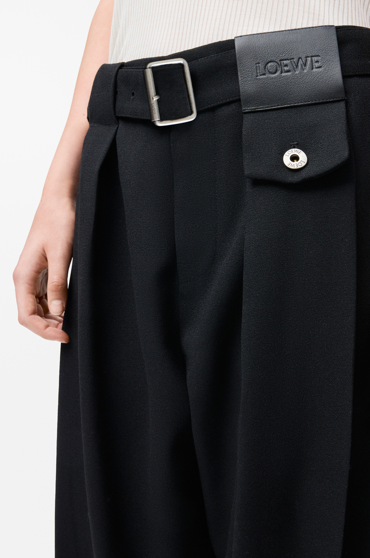LOEWE Pantalon en laine Noir