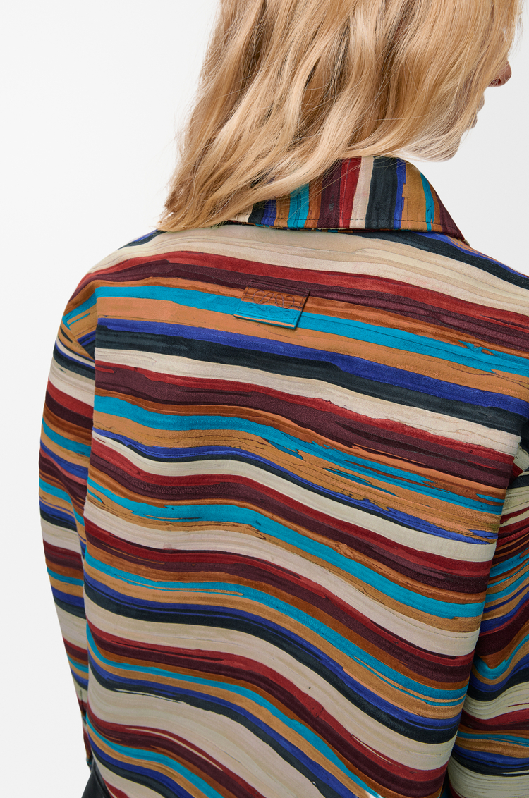 LOEWE Sobrecamisa en nobuck de piel de cordero Multicolor/Negro