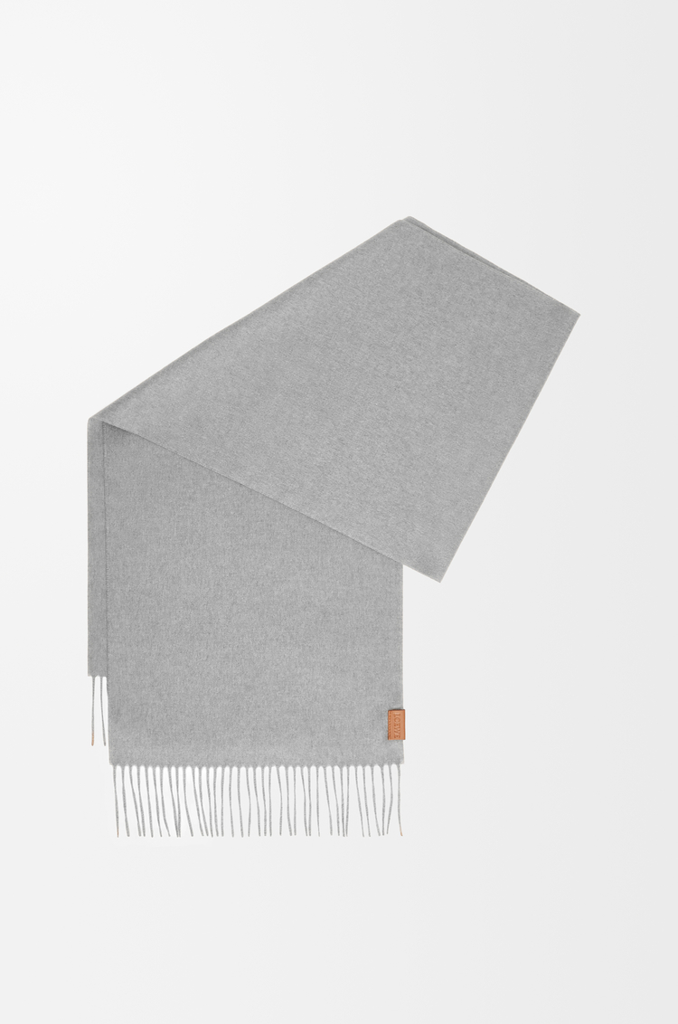 LOEWE Écharpe en cachemire Gris Clair
