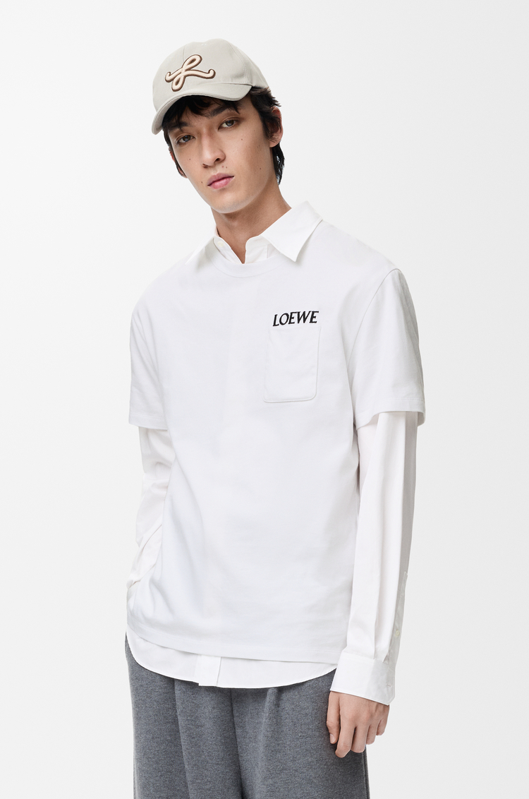 LOEWE Relaxed fit T-shirt in cotton White