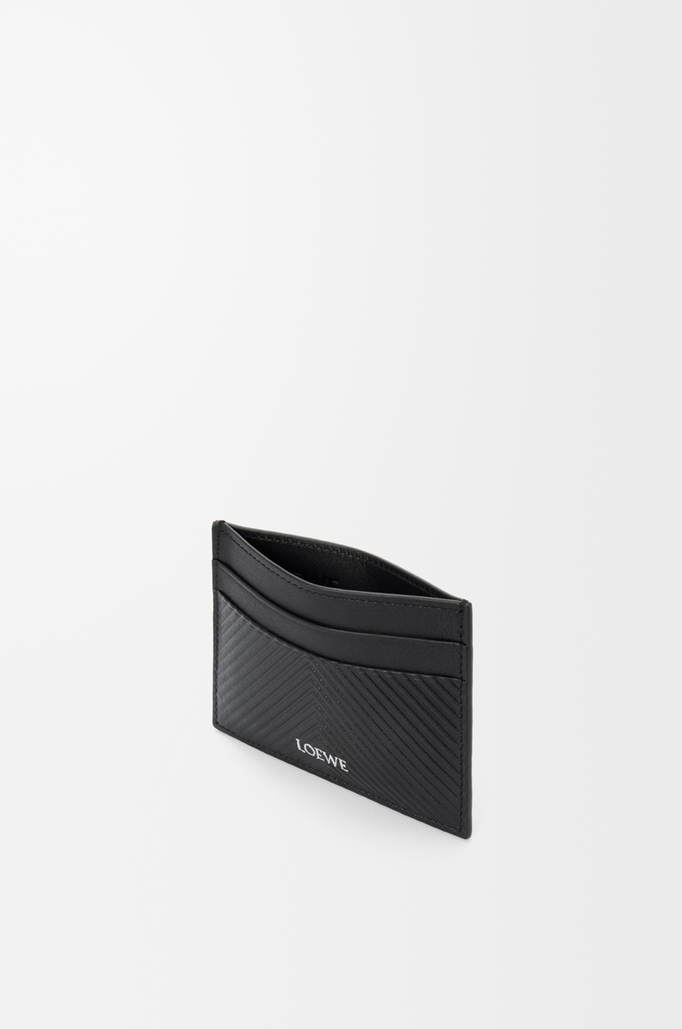 LOEWE Plain cardholder in textured classic calfskin Black