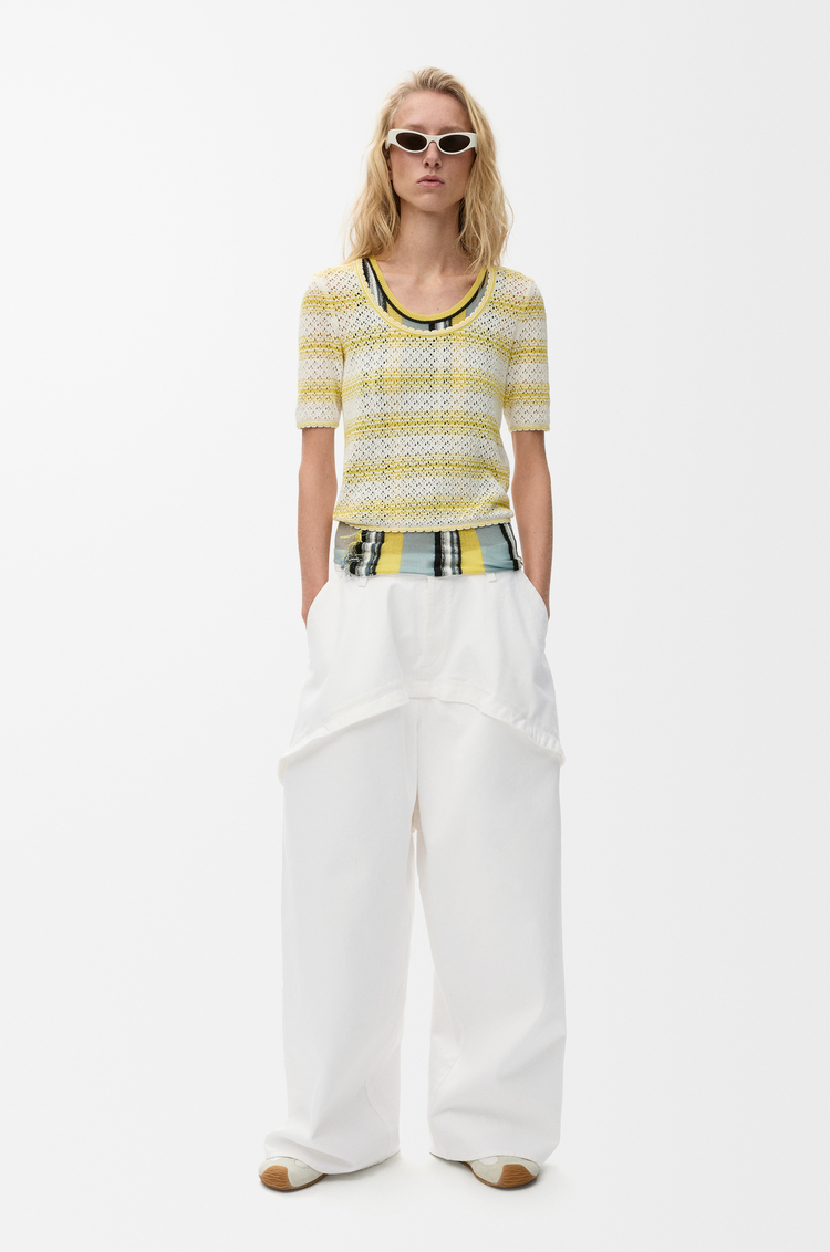 LOEWE Trousers in denim White